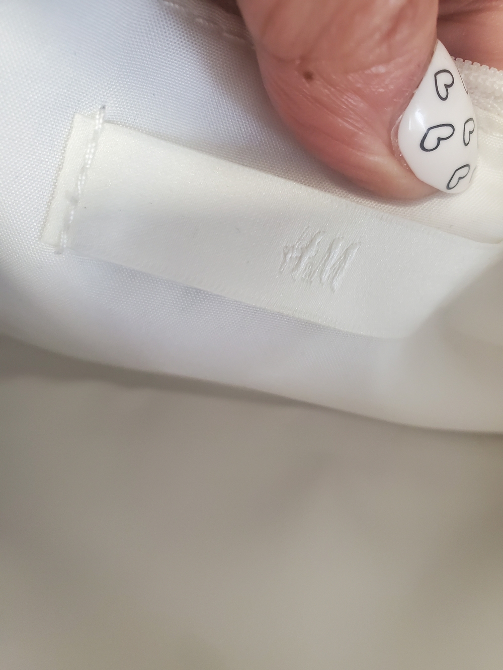 H&M White Envelope Clutch with Removable Chain Strap - Picture 5 of 7